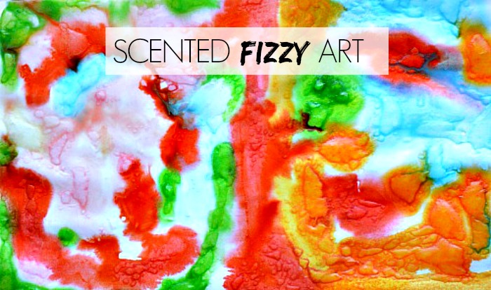 Art Activities for Kids : Scented Fizzy Paints