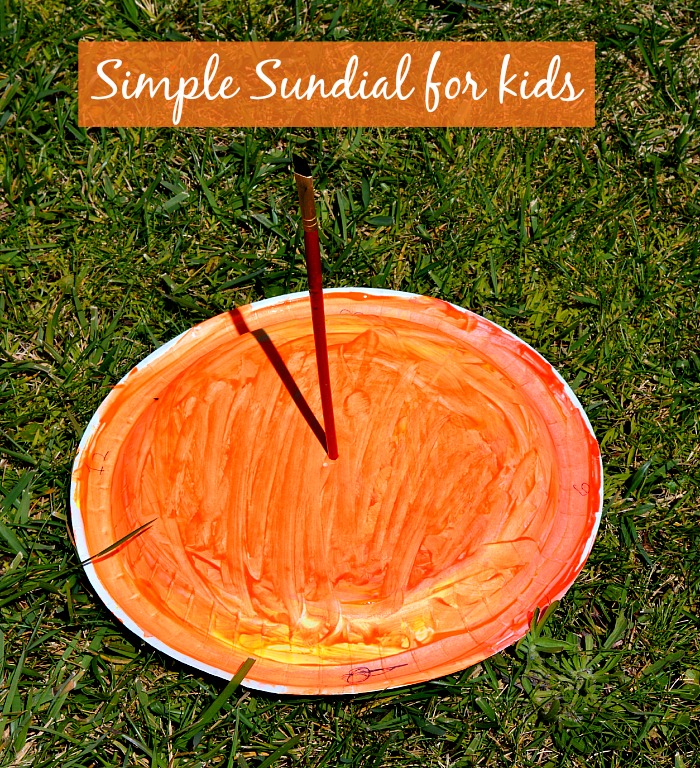 Kids Crafts : Homemade Sun Dial