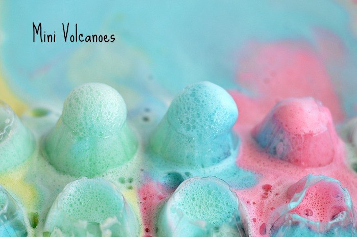 Science Activities for Kids :Mini Volcanoes