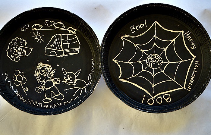 Halloween Art: Halloween Scratch Art Project