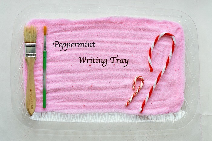 Sensory Activities for Kids : Peppermint Writing Tray