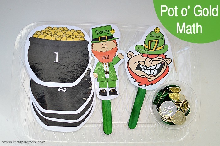 Math Games for Kids : Pot o’ Gold math game