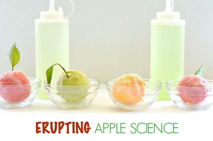 Science Experiments for Kids: Erupting Apple Science