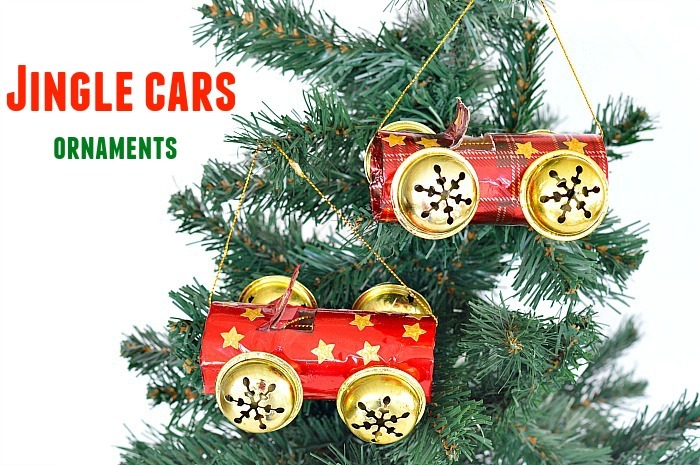 Christmas Crafts for Kids : Jingle Cars Ornaments