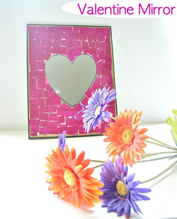 Valentine  Day Craft – Valentine Mirror