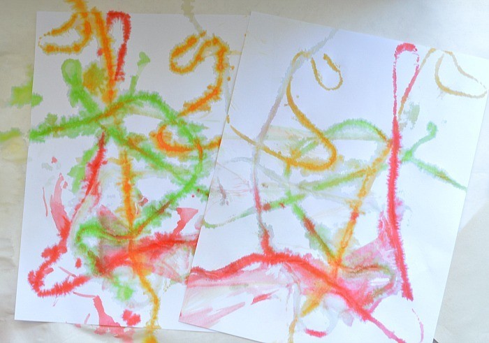 Art projects for Kids : Scented String Art – Fun Littles