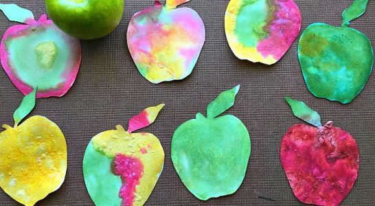 apple crafts for kids