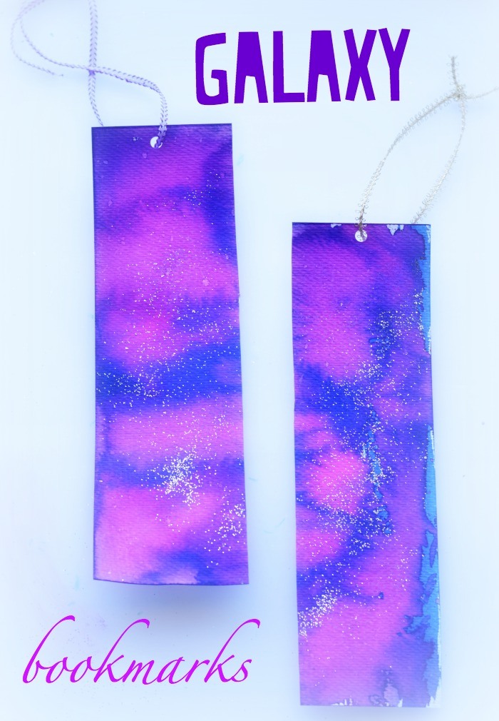 Art activities for kids: Galaxy Bookmarks