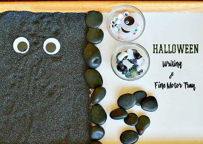 Halloween Fine Motor Skills and Writing tray